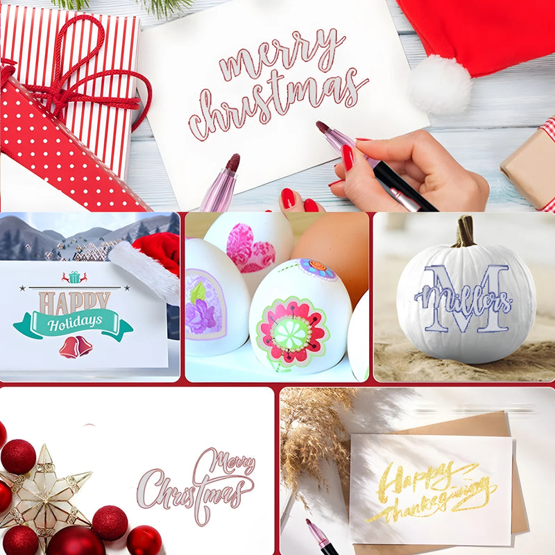 Double-Outline Shimmer Markers