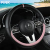 Premium Napa Leather Steering Wheel Cover – Universal Fit, All-Season Comfort