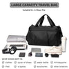 Sports Duffel Bag with Independent Shoe Compartment