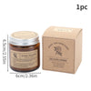 Hand-Poured Soy Wax Aromatherapy Candle in Amber Glass Jar