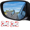 Heart-Shaped HD Wide-Angle Car Rearview Mirror (2-Pack)