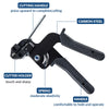 304 Stainless Steel Cable Tie Gun with 100 Metal Zip Ties