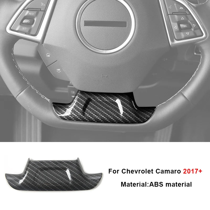 Carbon fiber interior trim piece for Chevrolet Camaro 2017+ vehicle