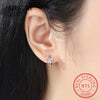 Dainty Zircon CZ Huggie Hoop Earrings