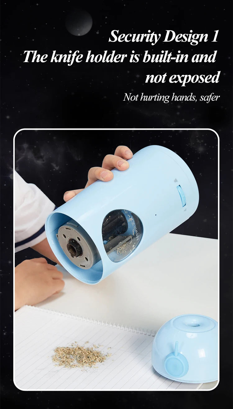 Astronaut Electric Pencil Sharpener with USB-C Charging