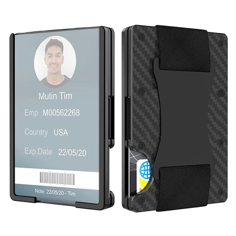 Minimalistische Aluminium-Brieftasche mit RFID-Schutz