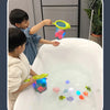 Glow-in-the-Dark Animal Bath Toy Set with Floating Net