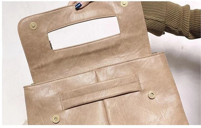 Women's Envelope Clutch Bag with Crossbody Strap