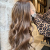 Glueless Body Wave Lace Front Wig with Brown Highlights