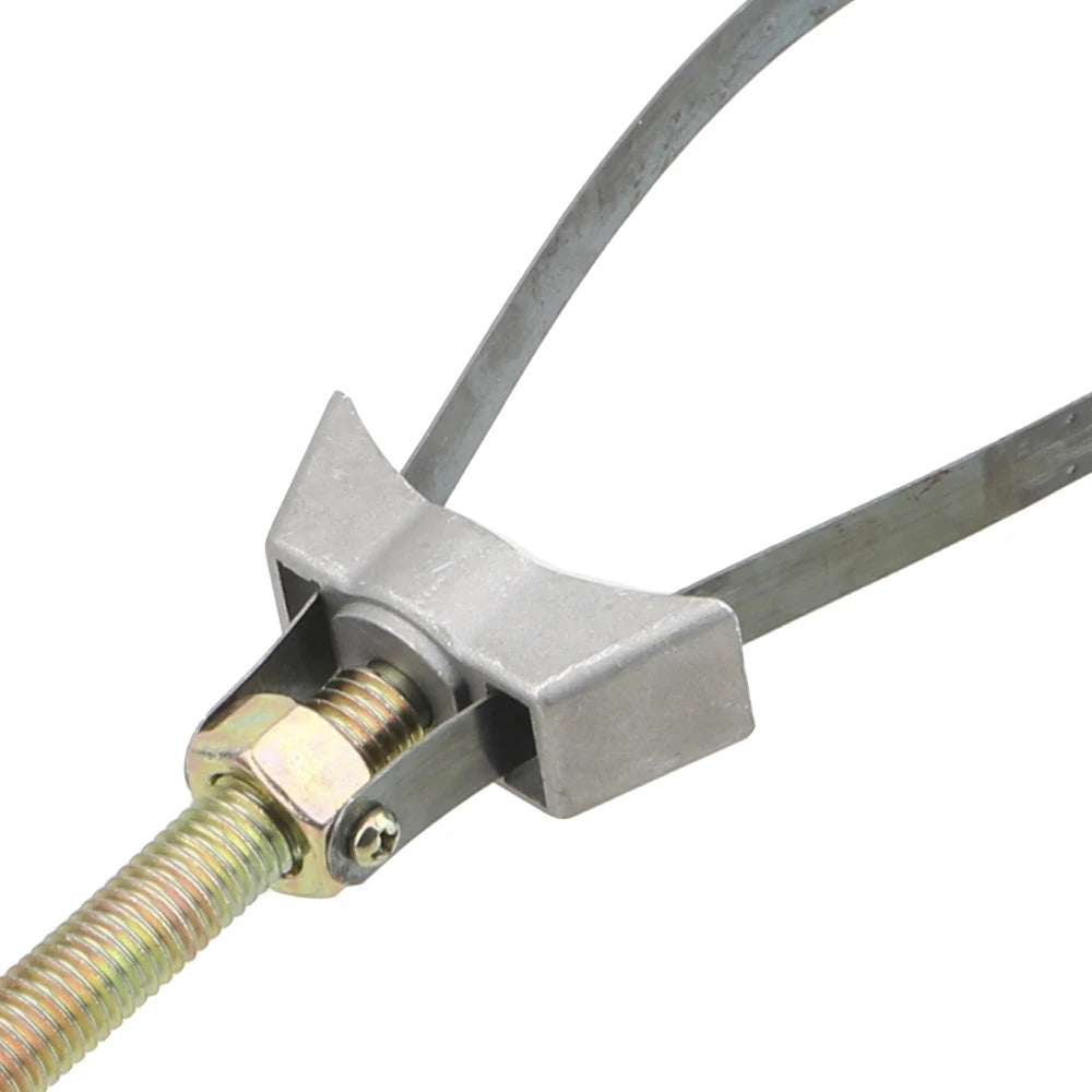 Adjustable Steel Strap Wrench for Oil Filter Removal (60-120mm)