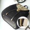PU Leather Crochet Bag Base with Metal Feet