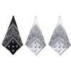 Paisley Bandana Square Scarf – 55cm Cotton Blend for Men and Women