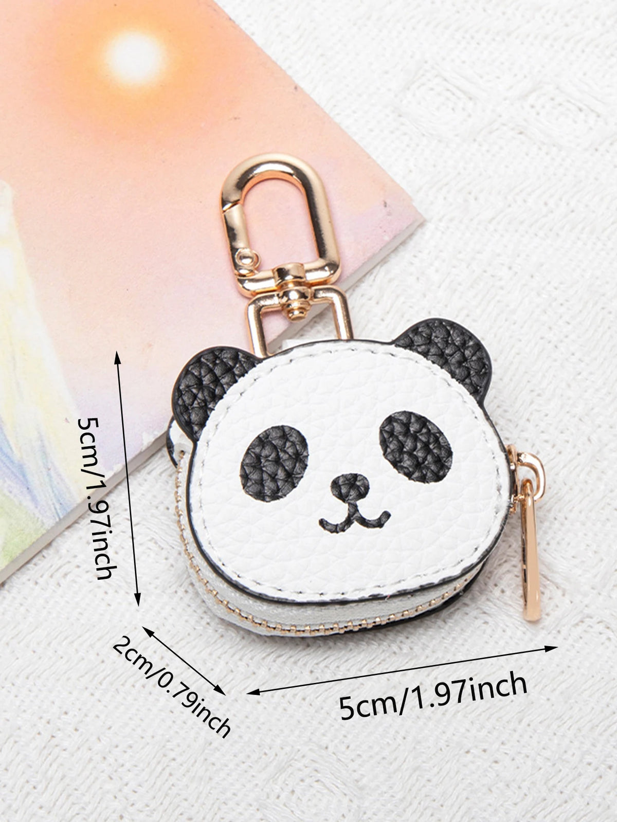 Panda Coin Purse with Keychain