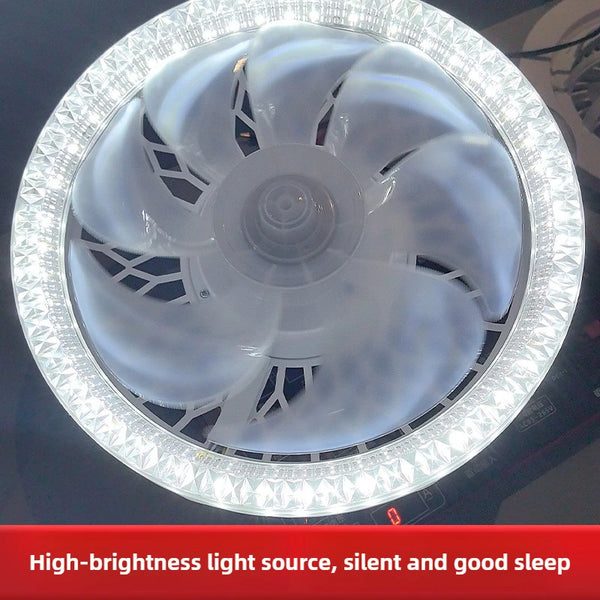 All-in-One LED Deckenventilator mit Fernbedienung