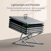 Adjustable Aluminum Laptop Stand with Cooling Design