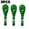 Three green mattress lifter wedge tools for easy bed sheet changes