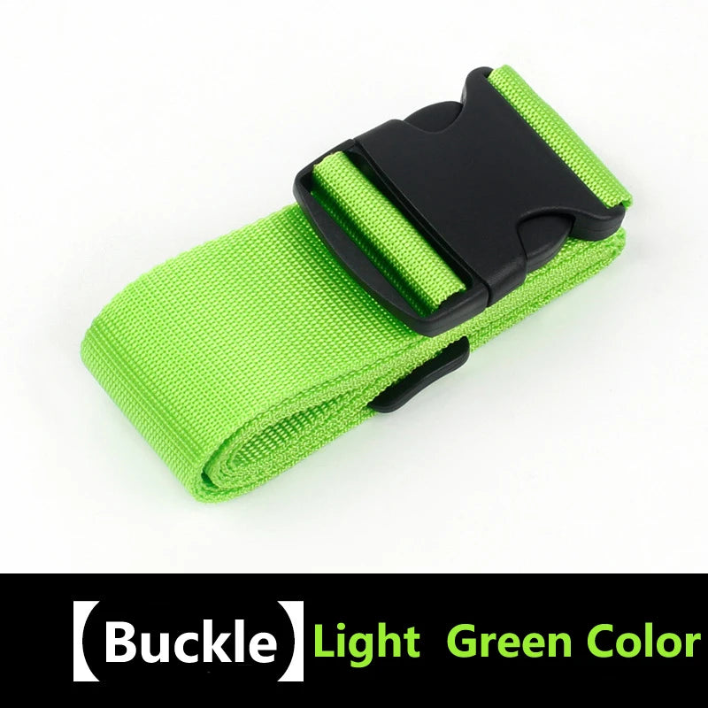 Adjustable Suitcase Straps with Bright Neon Colors – Secure & Easy to Spot