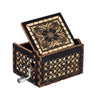 Wooden Hand-Crank Music Box - 'You Are My Sunshine' Engraved Keepsake Gift