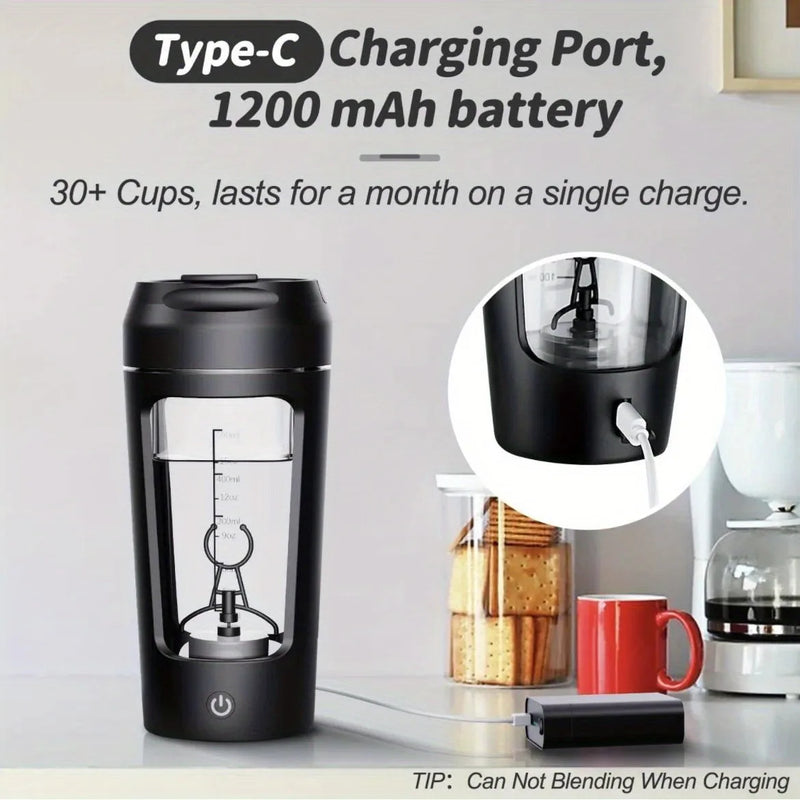 500ml Electric Protein Shaker Bottle