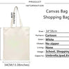 Sunflower Canvas Tote Bag – Large Capacity Shoulder Bag