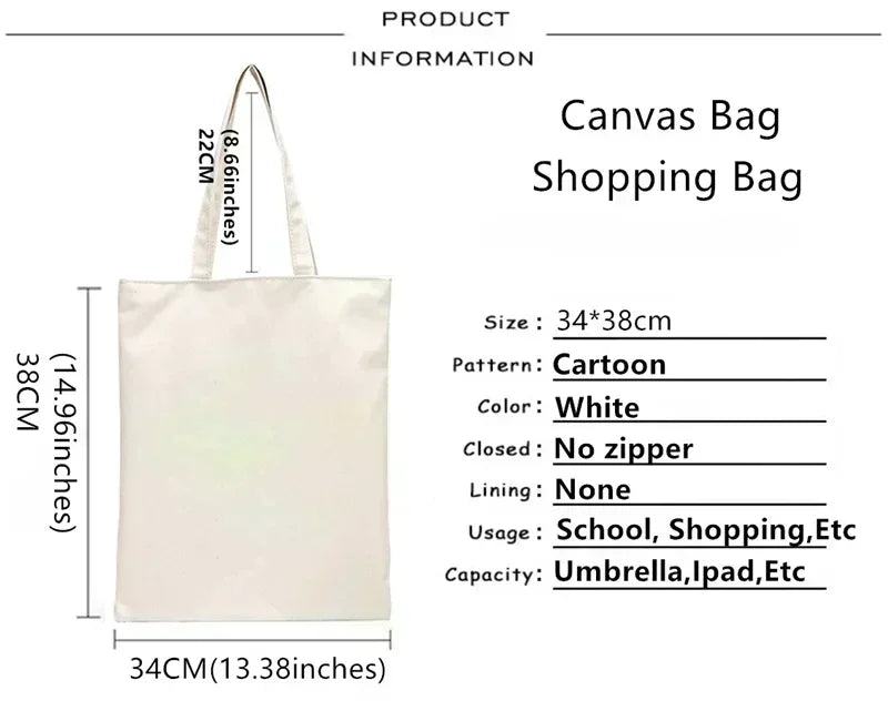 Sunflower Canvas Tote Bag – Large Capacity Shoulder Bag