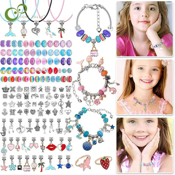 Creative Beaded Bracelet Making Kit with Storage Box