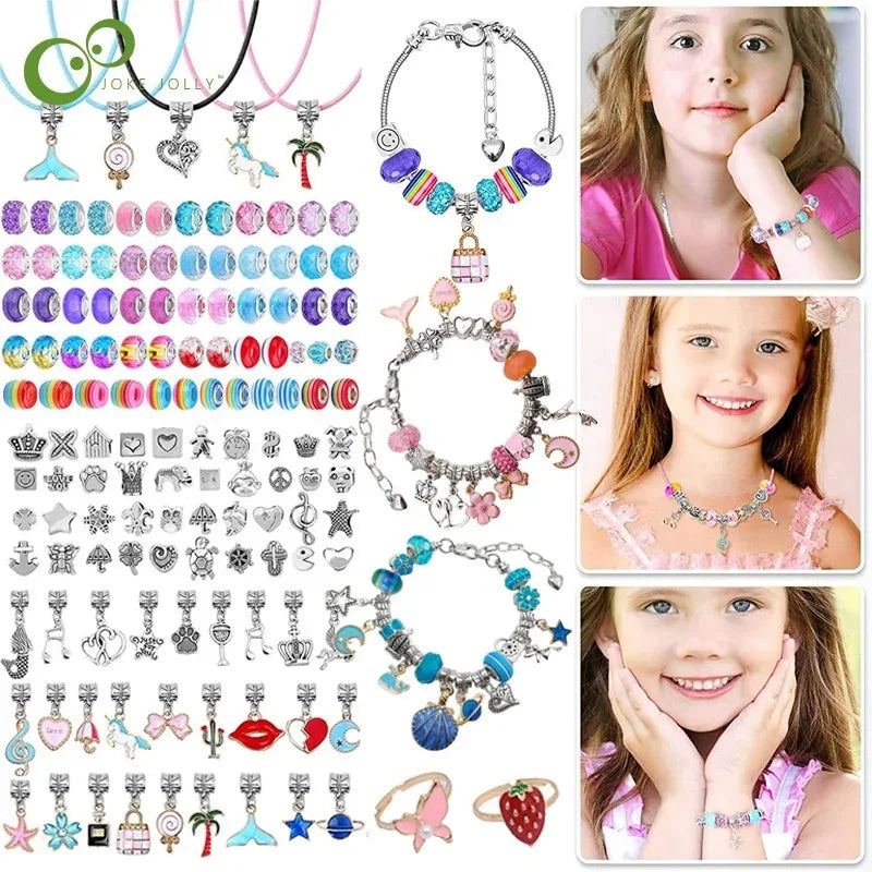 Creative Beaded Bracelet Making Kit with Storage Box