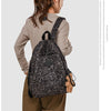 Leopard Print Casual Backpack for School & Daily Use