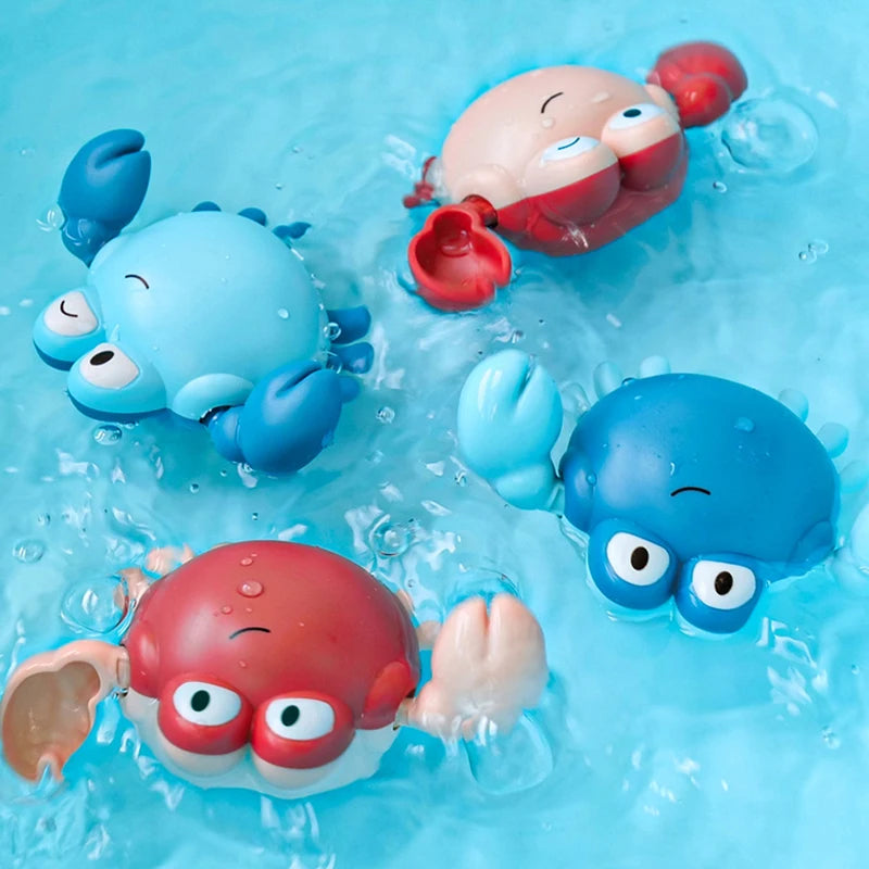 Wind-Up Swimming Animal Bath Toys for Toddlers