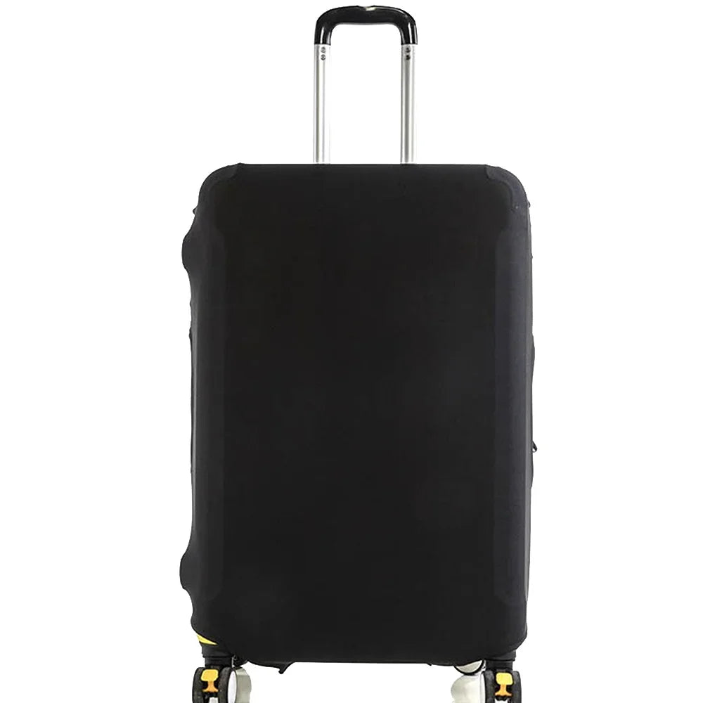 Elastic Luggage Cover with Gold Letter Design