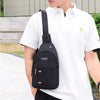 Men's Waterproof Canvas Waist Pack with Adjustable Strap