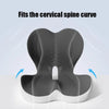 Ergonomic Car and Office Seat Cushion with Lumbar Support