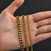 Men's Stainless Steel Cuban Link Chain Necklace