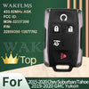 Black remote key for 2015-2020 Chevy Suburban/Tahoe and 2019-2020 GMC Yukon vehicles