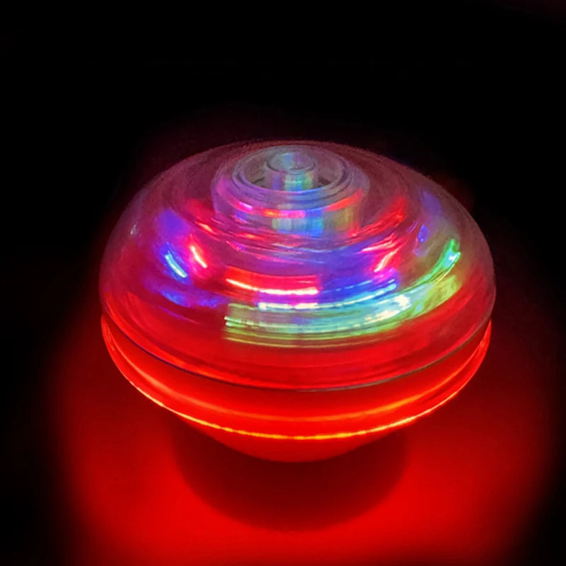 Musical Light-Up Spinning Top with Launcher