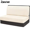 Stretch Jacquard RV Dinette Cushion Covers (2-Piece Set)