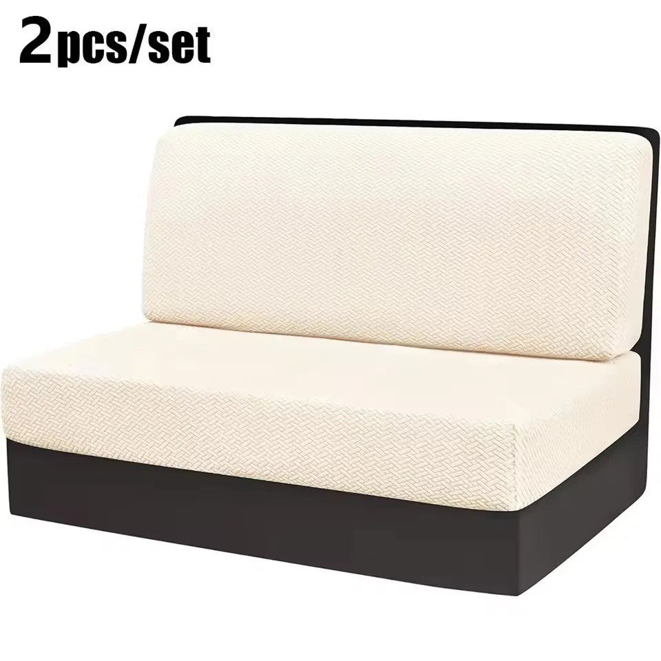 Stretch Jacquard RV Dinette Cushion Covers (2-Piece Set)