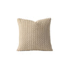 Boho Corduroy Square Pillow Cover - Farmhouse Neutral Decor