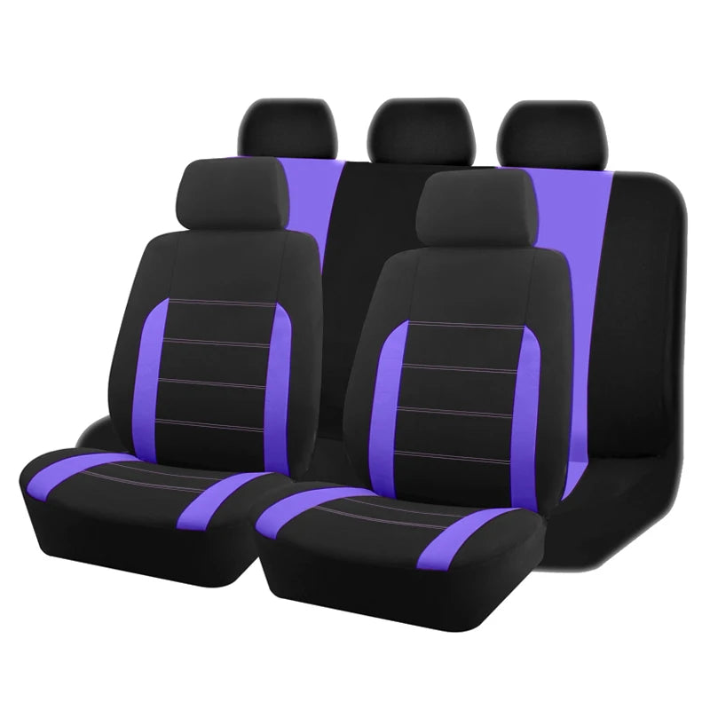 Universal Car Seat Covers — Full Set Front & Rear