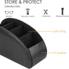 PU Leather Remote Control Organizer with 5 Compartments