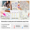 Retractable Erasable Gel Pens – Smooth 0.7mm Fine Tip, Assorted Colors