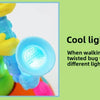 Musical LED Dancing Caterpillar Toy with Saxophone Handle
