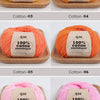 100% Organic Cotton Yarn for Knitting and Crocheting (2-Pack)