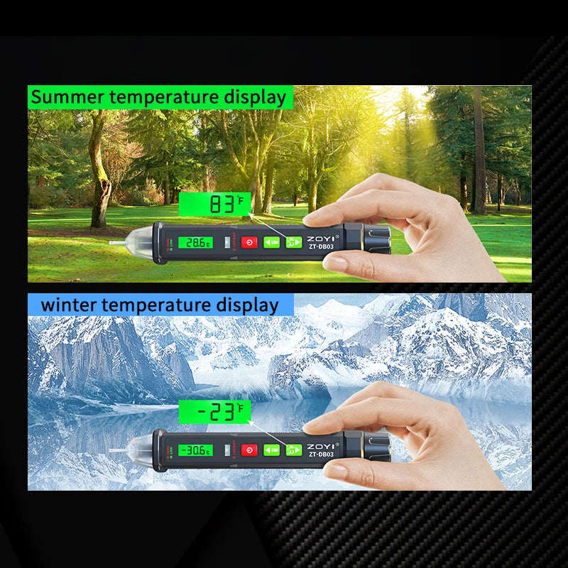 Non-Contact Voltage Tester with Voice Alert (12-1000V)