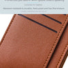 Slim Zippered Card Wallet for Women - Compact Multi-Slot Purse