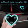 Solar Powered Heart-Shaped LED Light for Car Rear Window