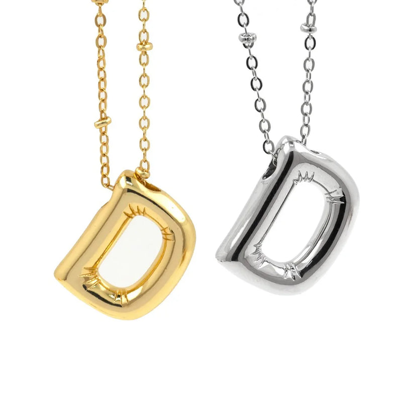Personalized Initial Letter Pendant Necklace