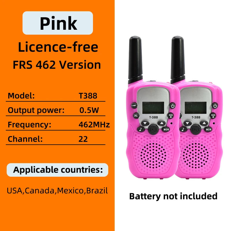 Kids Walkie Talkies with Long-Range Communication and 22 Channels