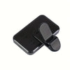A black portable rechargeable clip-on LED selfie light with a flexible clip.