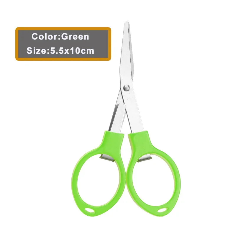 Compact Folding Scissors with Safety Lock